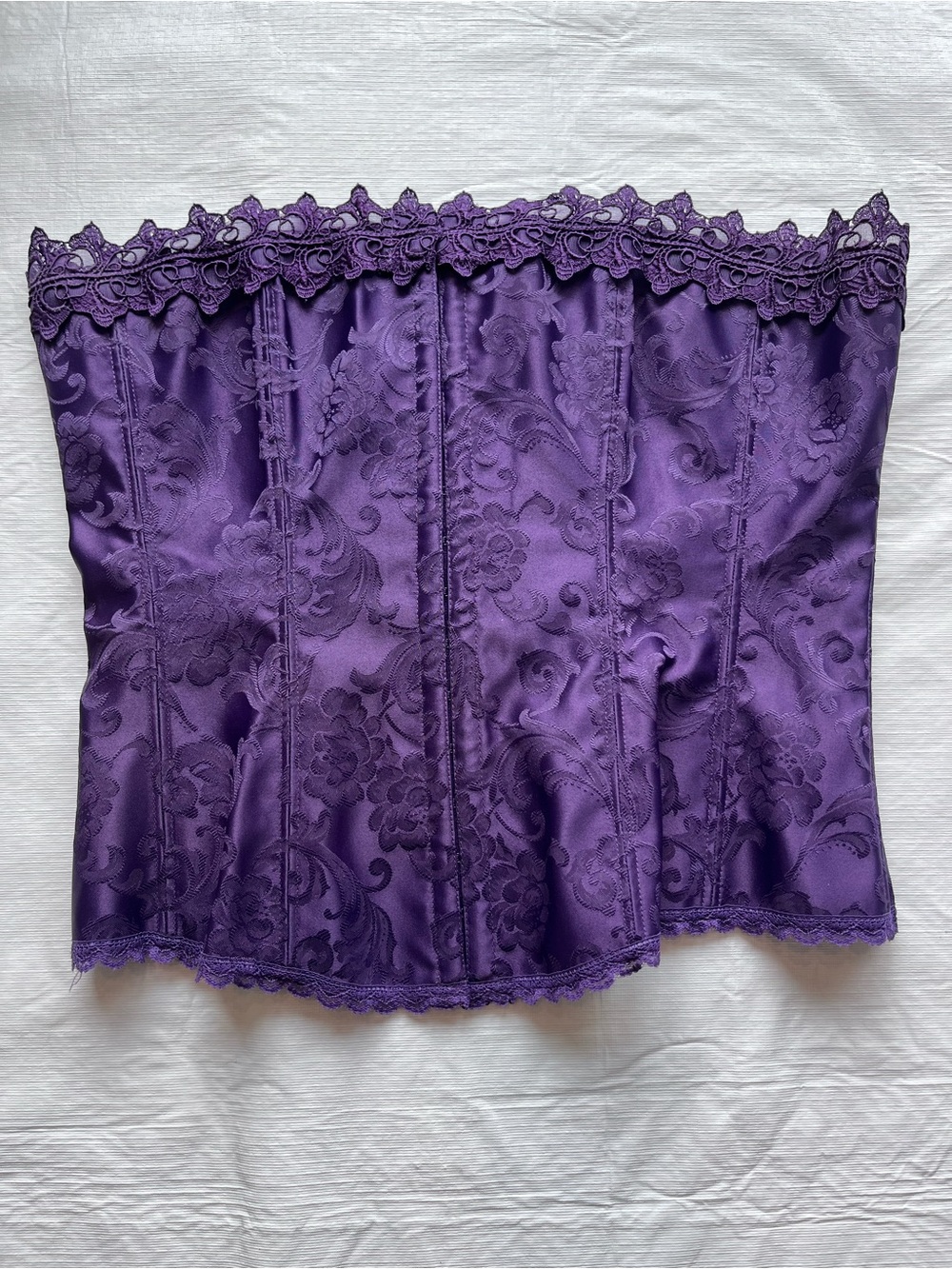 Vintage Fredericks of Hollywood Purple Corset